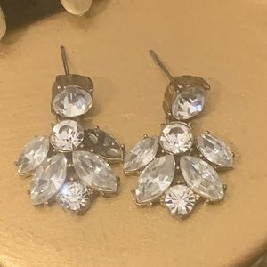 Vintage Pair of Rhinestone Earrings